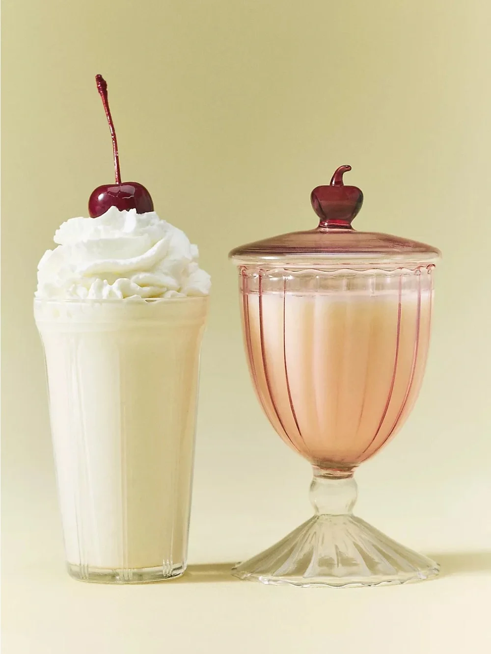 NewAnthropologie Astrid Gourmand Vanilla Shake Glass Candle 5 oz